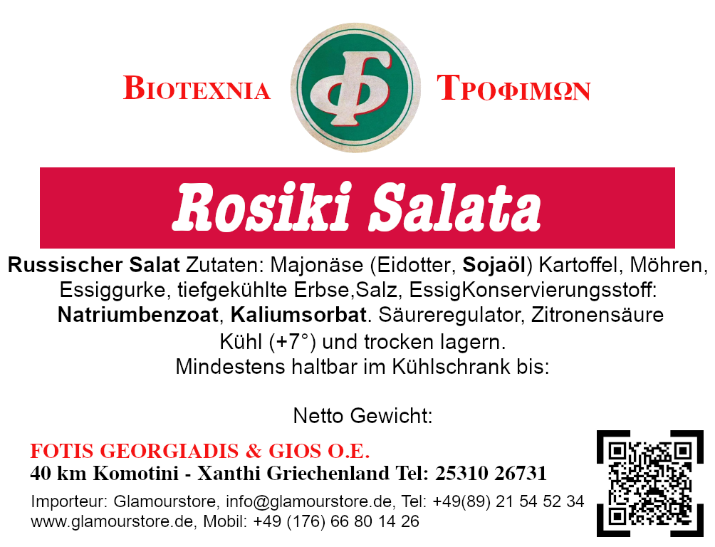 Fotis Rosiki Salata Russian Salad Meze 400g