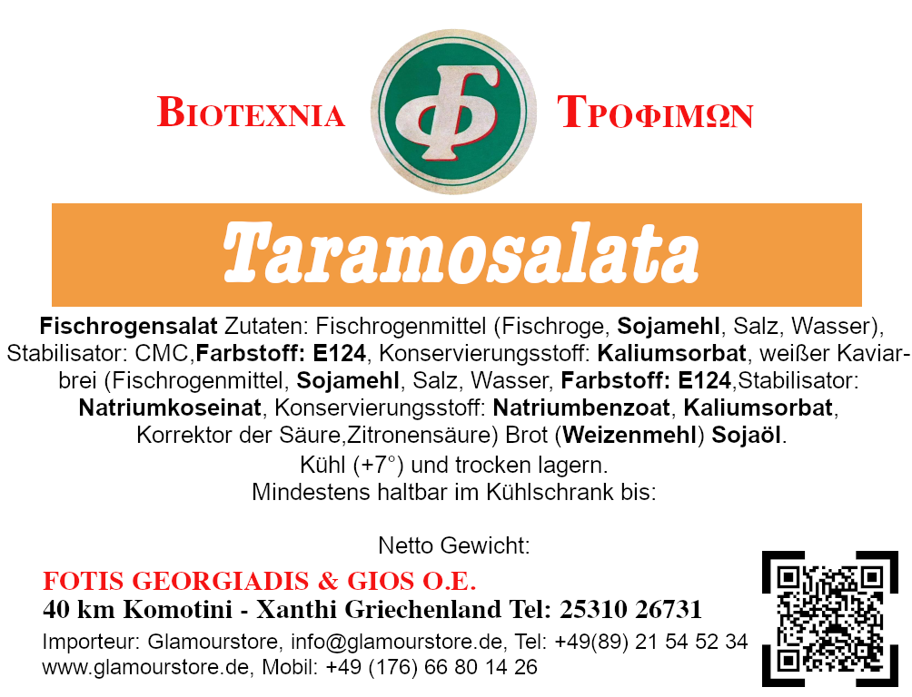 Fotis Taramosalata Fish Roe Salad 3kg