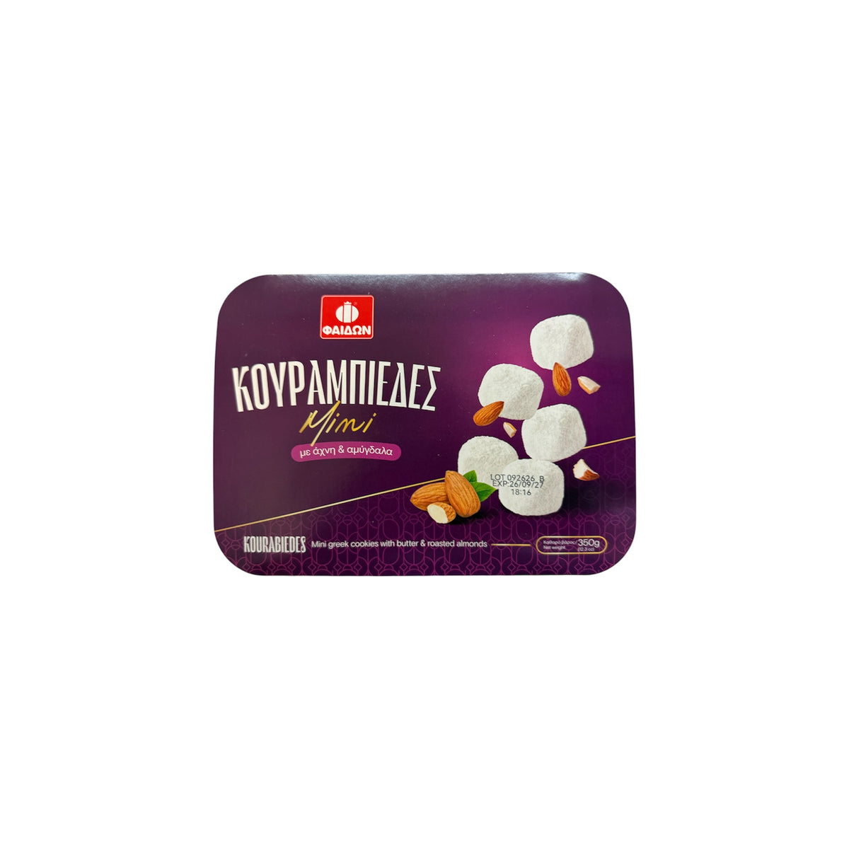 Griechische Mini Kourabiedes (Kurabiye) mit Mandeln – 350 g | FEDON
