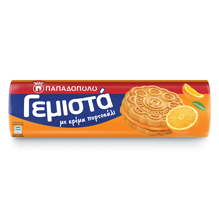 Papadopoulos Biscotello / Gemista Orangen Cremefüllung 200g