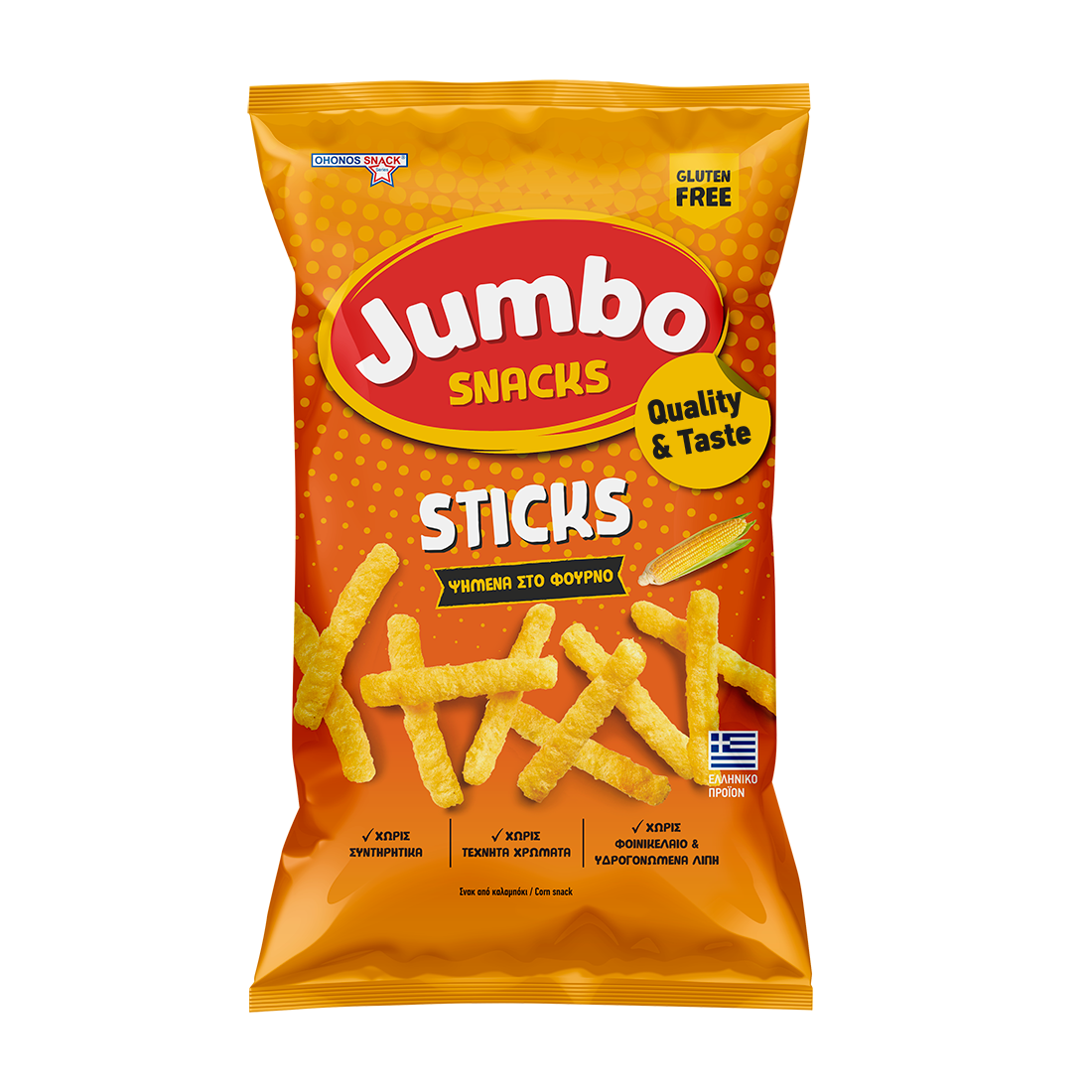 Jumbo Sticks corn snack gluten free 100g