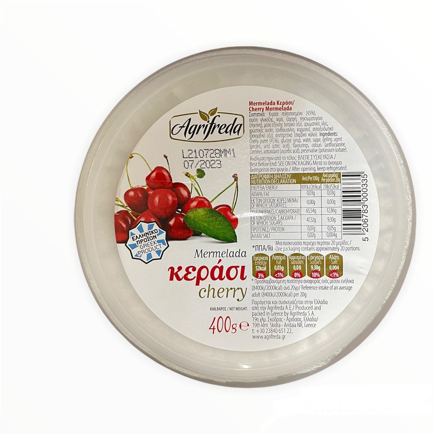 Agrifreda Marmelade Kirsche 400g