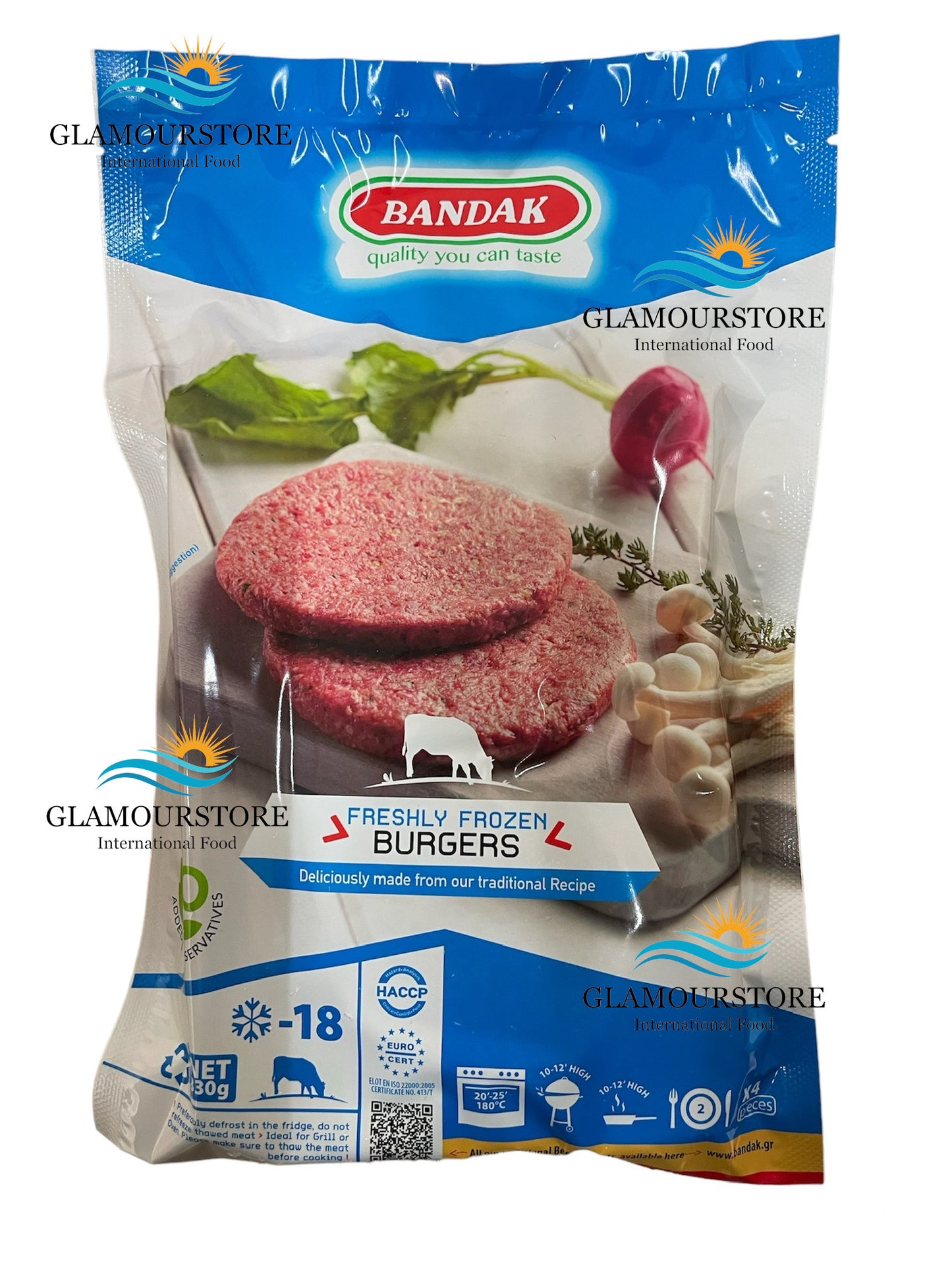 Bandak TK Biftekia Frikadelle Köfte Halal 330g