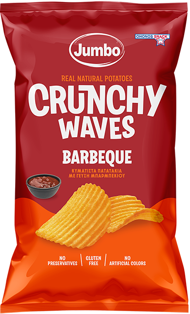 Jumbo Chips Crunchy Wavy BBQ 90g
