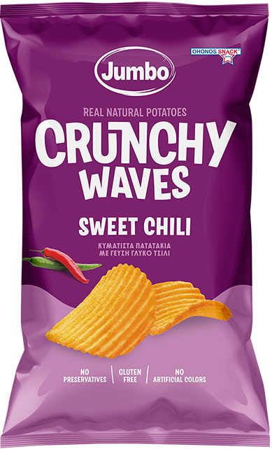 Jumbo Chips Crunchy Wavy Sweet Chili 90g