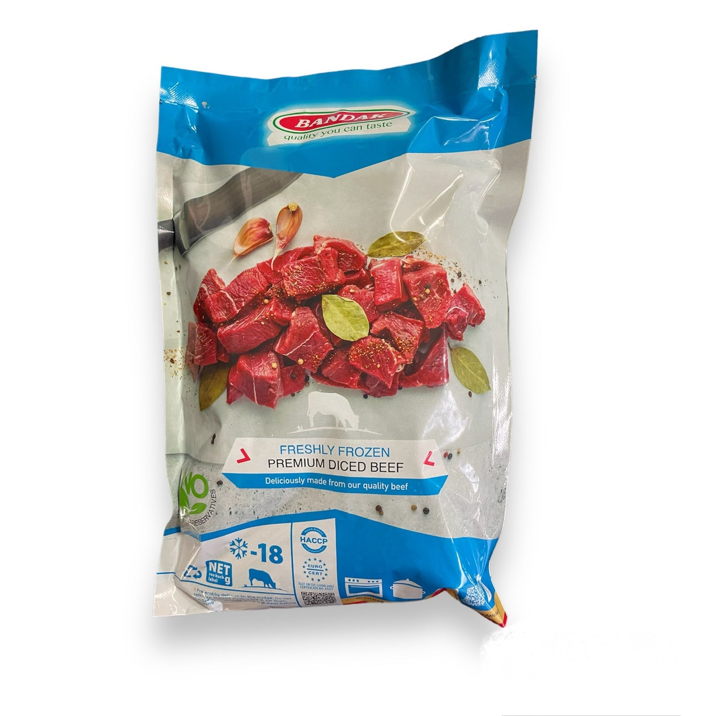 Bandak frozen beef goulash 500g