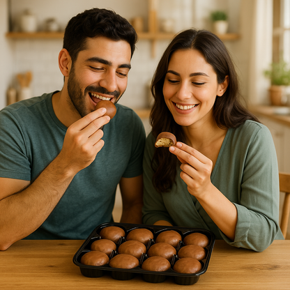 Fedon Melomakarona Dubai Style 330g Griechisches Honiggebäck mit Schokolade & Pistazien