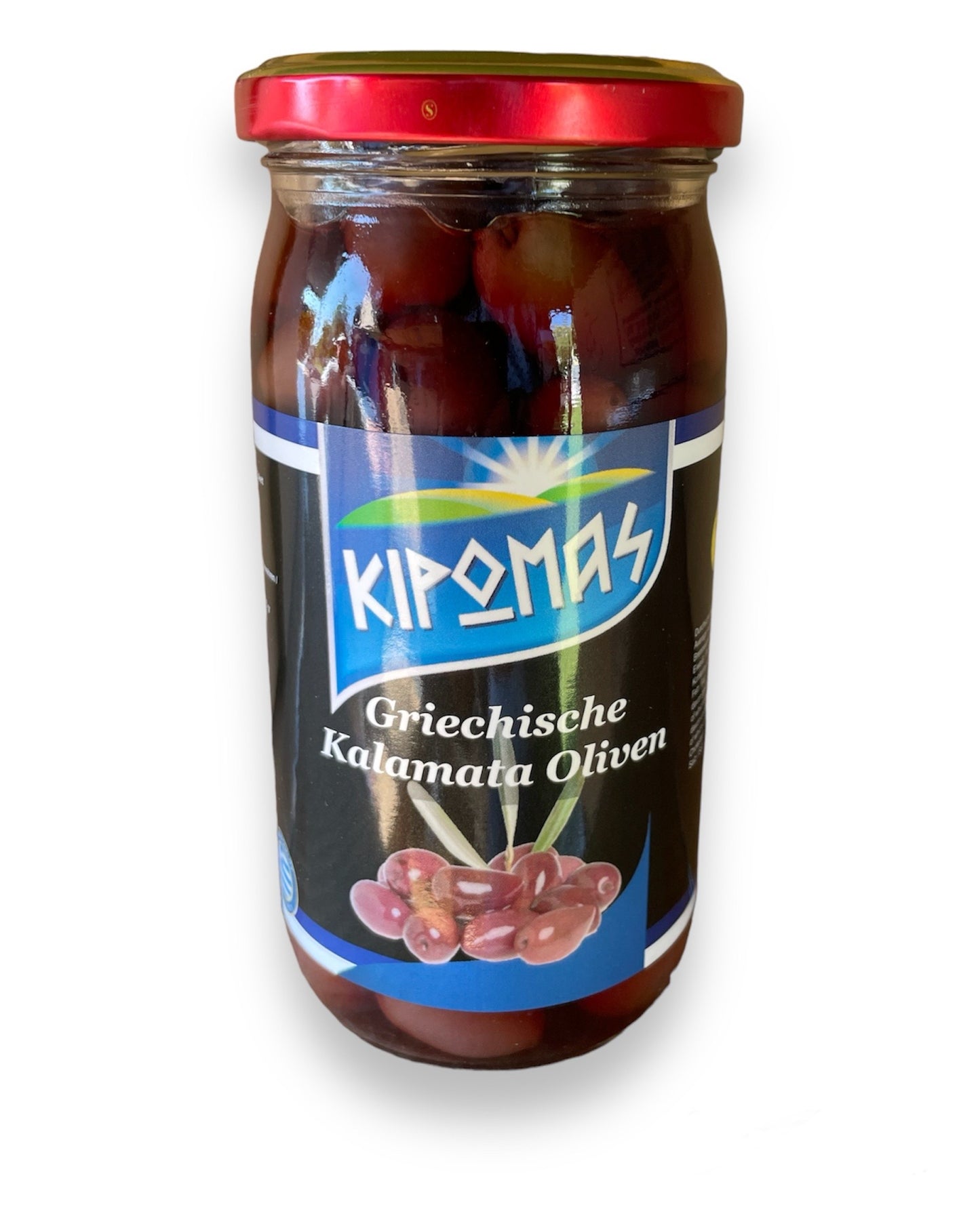 KIPOMAS Kalamata Olives Jar (VP 12 x 370g)