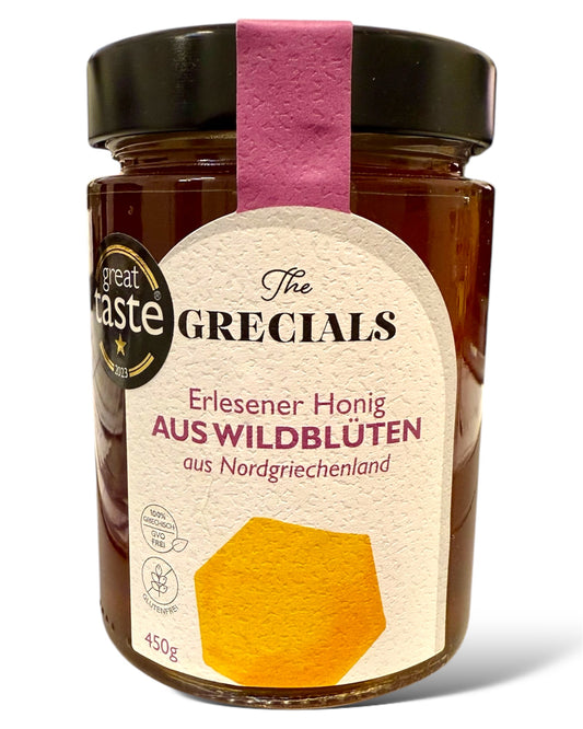 The Grecials Wildblütenhonig 450g aus Nordgriechenland