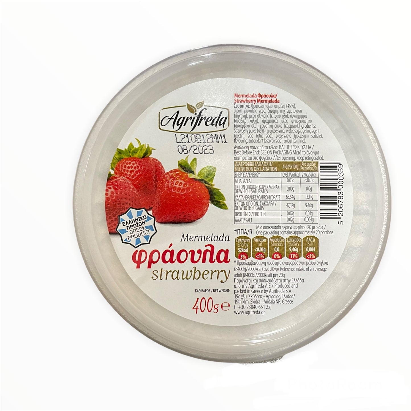 Agrifreda Marmelade Erdbeere 400g